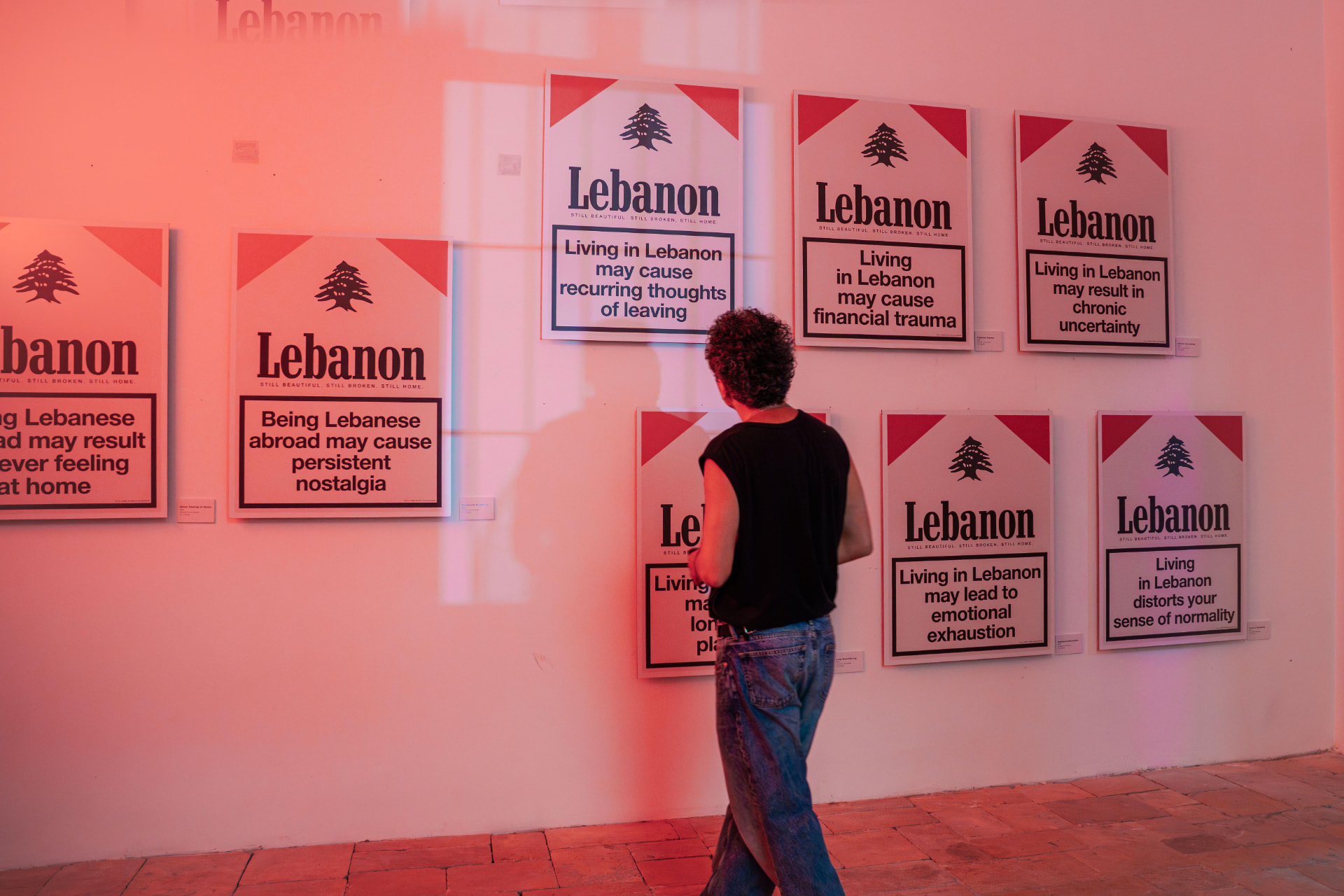 Installation view — Still Beautiful. Still Broken., Liza Beirut, July 2026. Photo Yoan Zoghbi.